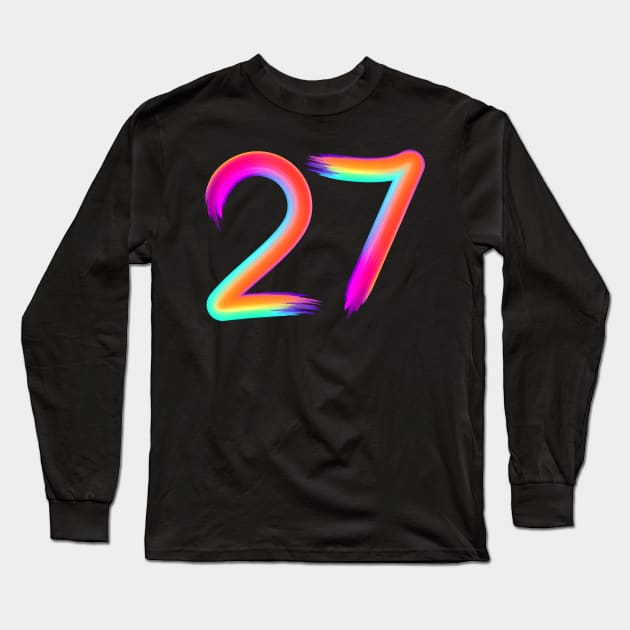 Brushed 27 Long Sleeve T-Shirt by MplusC